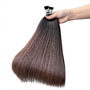 Cheveux vierges non traités Nasa Hair NSH-DN 12a, cheveux vietnamiens en vrac, lisses, cuticules alignées, prêts pour la permanente, cheveux longs de luxe de qualité supérieure, 1 kg - Product Image 1