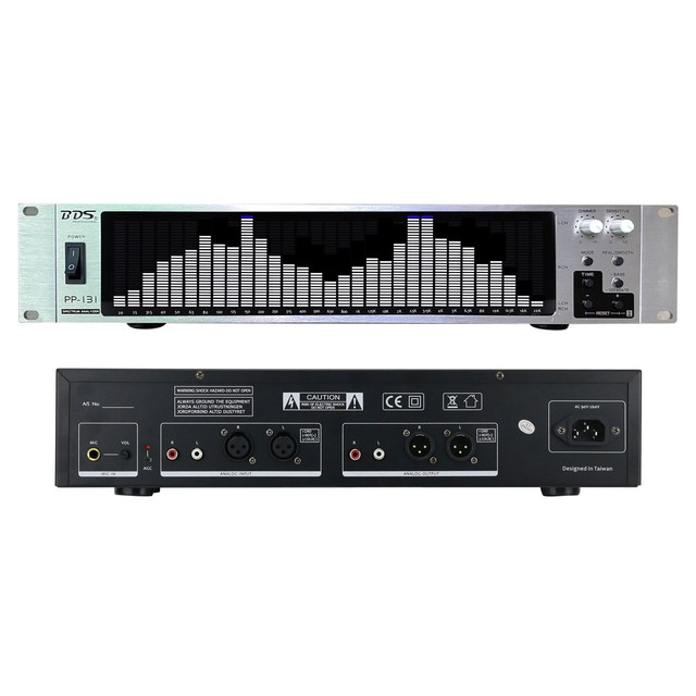 BDS PP-131 Audio Spectrum Analyzer Spectrum Display VU Meter 31-Segment With Silver Panel