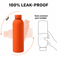 Bouteille d'eau isotherme 500 ml en acier inoxydable, tasse à double paroi sous vide avec couvercle et motif, mug de voyage Halloween