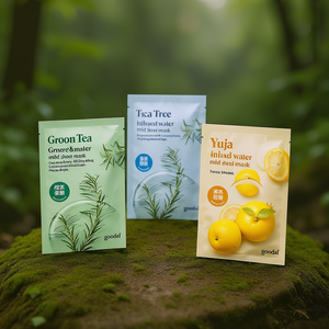 Mascarilla Facial Suave Goodal con Té Verde, Árbol de Té y Agua Infusionada con Yuja, para Todo Tipo de Piel, Cuidado Diario - Product Image 3
