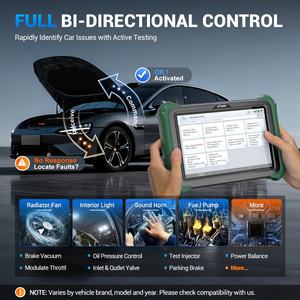 2026 XTOOL COMPASS Tüm Sistemler Teşhis Cihazları ECU Programlama Çift Yönlü Anahtar Programlama Tarayıcısı 49+ Sıfırlama Topoloji İle - Product Image 5