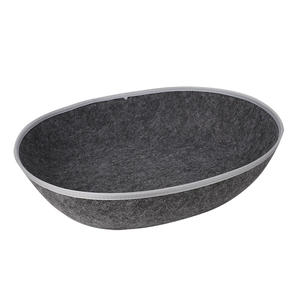 Vente d'usine Lit de voyage pour animaux de compagnie en feutre écologique durable pour chat et chien Multicolore Amovible et lavable - Product Image 1