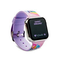 Reloj LED Sweet Dreams de silicona roja unisex con batería alcalina AAA