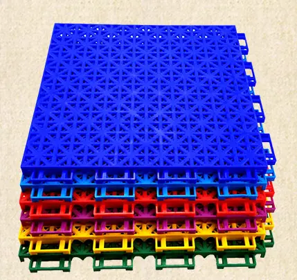 بلاط مطاطي مضاد للانزلاق للأرضيات الرياضية بلاط مطاط PP للأماكن الخارجية