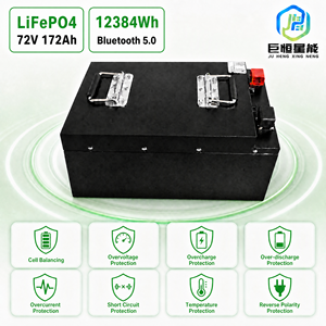 Batterie au lithium rechargeable prismatique LiFePO4 72V 12,38 kWh avec BMS intelligent, cycle profond, qualité A, pour chariots de golf - Product Image 3