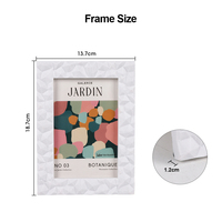 Cadre photo en plastique transparent pour la décoration intérieure, tailles 4x6, 5x7, 8x10 pouces, pour affichage de peintures et photos - Vente en gros