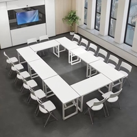 Bureau d'écriture pliable blanc, table d'étude pour ordinateur portable, table d'ordinateur pliable en métal robuste pour dortoir, petit bureau à domicile