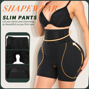 Pantalones TOPMELON D628 con nueve filas de correas ajustables, con esponja en la entrepierna, cintura y caderas, para moldear el abdomen y el cuerpo - Product Image 2