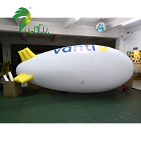 Zeppelin gonflable géant sur mesure, dirigeable gonflable à l'hélium, publicité gonflable à vendre