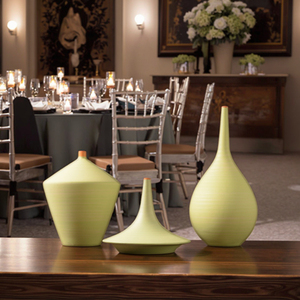 Vase abstrait en céramique de couleur dégradée au design européen créatif, décoration Casa, Jarrones - Product Image 1