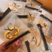Sac à fermeture éclair transparent en PVC personnalisé pour bijoux, petite pochette auto-scellante pour bracelets, bagues, boucles d'oreilles et colliers