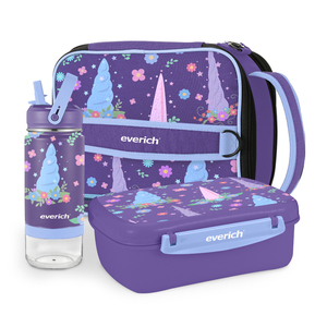 Everich - Juego de Loncheras Bento de Plástico a Prueba de Fugas con Diseño Nuevo Odm <span class=keywords><strong>para</strong></span> Niños, con Botella de <span class=keywords><strong>Agua</strong></span> y Bolsa <span class=keywords><strong>para</strong></span> Lonchera - Product Image 6