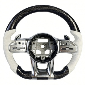 Volante con Marco Plateado para <span class=keywords><strong>Mercedes</strong></span> <span class=keywords><strong>Benz</strong></span> E55 E63 E63s E207 E211 E250 E300 E350 E400 S550 S560 - Product Image 1