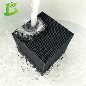 Activated Coconut Shell Charcoal Cube Shape Honeycomb Activated Carbon Honeycomb Oblong Activ Block Aquarium