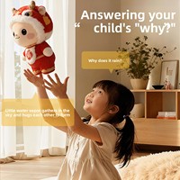 Jouet en peluche intelligent pour l'éducation précoce des enfants, avec fonction de racontage d'histoires par IA, dialogue bébé, compagnon éducatif, application de contrôle, sans caméra, Happy