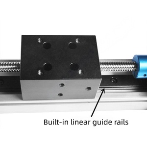 42-step Stepper Motor CNC Linear Rail <strong>Small</strong> <strong>Slide</strong> Stage T-type Screw Rod Linear Guide Rail Electric <strong>Slide</strong> Rail Module - Product Image 2