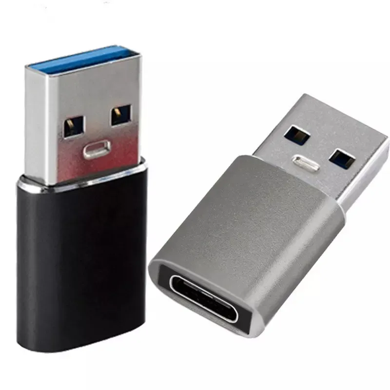 Adaptador otg tipo c fêmea para usb 3.0 macho, carregador adaptador para macbook nexus huawei, usb c tipo c para adaptador de carregamento usb