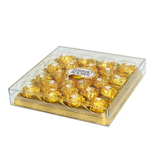 Ferrero Rocher Chocolate De Leite De Avelã Fina 3 Contagem Pacote de 12 Presentes Doces Chocolate Envolvido Individualmente