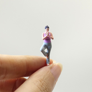 IOTA personalizado 3D impreso <span class=keywords><strong>Anime</strong></span> Girl figurita árbol Pose Yoga plásticos Diorama modelo a escala en miniatura para niñas - Product Image 2