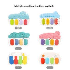 Tapis d'éveil musical et d'éveil motorie pour bébé 0-1 an, avec <span class=keywords><strong>piano</strong></span> à pédales, en plastique, pour l'éveil musical et le jeu rampant, produit transfrontalier - Product Image 3