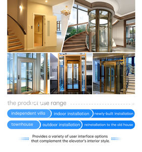 Ascensor Residencial de Lujo Personalizado para 2-4 Personas, sin Motor, con Aire Acondicionado, Diseño Circular, para Proyectos Inmobiliarios - Product Image 2