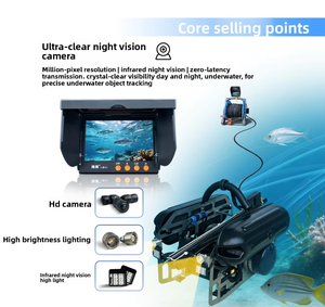 Drone <span class=keywords><strong>de</strong></span> <span class=keywords><strong>pêche</strong></span> sous-marine ROV avec caméra HD <span class=keywords><strong>de</strong></span> vision nocturne, détecteur <span class=keywords><strong>de</strong></span> poissons, bras mécanique pour la <span class=keywords><strong>pêche</strong></span> au lance-pierre, <span class=keywords><strong>recherche</strong></span> et récupération <span class=keywords><strong>de</strong></span> métal, IP68 - Product Image 2