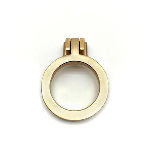 มือจับลิ้นชักตู้แบบดึง ดีไซน์หรูหรา สีทอง ผลิตจากโลหะผสมสังกะสี สำหรับเฟอร์นิเจอร์ทันสมัย - Product Image 2