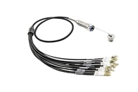 FTTX Prise de courant extérieure J599 A8 D38999A8 Connecteur 6 broches RRU BBU Câble CPRI à fibre optique