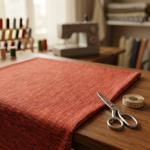Tissu en jersey simple mélangé 100% polyester, doux et respirant, 145 GSM, 63 pouces, tissu évacuant l'humidité - Product Image 1