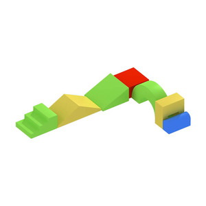 Jeu souple en mousse blocs de construction Ruels gris intérieur enfants pont clôture gymnastique balle fosse cour pièces - Product Image 4