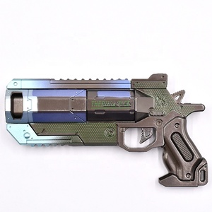 Xinrui nuevo diseño Apexes Legend 13cm Mini pistolas modelo de juguete Auto Press-expulse pistolas juguete azul Metal Craft para niños o adultos regalo - Product Image 1