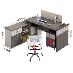 Escritorio de muebles de oficina de lujo, escritorio de madera para ordenador, mesa de trabajo para ordenador de oficina, hogar y oficina - Product Image 6