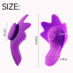 Sampro fabrika uzaktan kumanda kablosuz seksi kadın seks oyuncak giyilebilir iç çamaşırı külot vibratör çiçek titreşimli külot ile uzaktan - Product Image 4