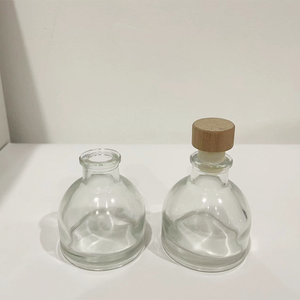 Clair 50ml 100ml 150ml 200ml <span class=keywords><strong>Vide</strong></span> Verre Clair Liqueur Bouteille Fruits <span class=keywords><strong>Vin</strong></span> Bouteilles En Verre Avec <span class=keywords><strong>Bouchon</strong></span> En Liège En Bois pour Saleer - Product Image 4