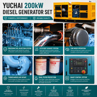 Generador Diésel Silencioso Yuchai de 100kw 200Kw 400kw 500kva con Arranque Automático de 24v CC para Solución de Energía de Reserva Industrial al Mejor Precio