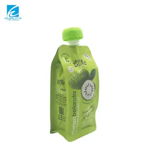 Custom Printing Laminated Mylar Bag Beverage Juice Drink Pouches Stand Up Pouch With Spout