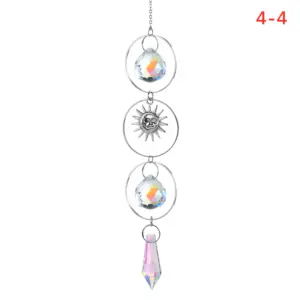 Wholesale High Quality Silver Sun Catcher Crystal Sun Catchers Hanging Suncatche For Decoration Fengshui