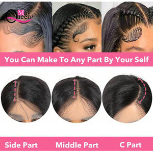 เวียดนามวิกผมลูกไม้ด้านหน้า100% ผมของมนุษย์ความยาวฐานลูกไม้สีน้ำตาลอ่อนทุกสีเหมาะกับผมคุณภาพสูง - Product Image 4