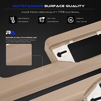 Kit de réparation de l'accoudoir côté conducteur gauche 25780123, poignée de déverrouillage du panneau de porte pour Chevy Silverado Suburban Tahoe Avalanche 2007-2009
