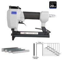 Agrafeuse pneumatique industrielle XINYI Air Satpler 422J calibre 20 pour agrafes en U de tapisserie, 180 coups/min, échappement supérieur, garantie 3 ans