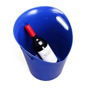 6.7L PP Eco-Friendly Party Ice Chiller Bucket for Wine for Beer-Custom Logo Royal Green Red Blue - Product Image 1