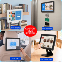 Appuie-tête de voiture 10,1 pouces POE Android pour divertissement sur la banquette arrière et apprentissage des enfants avec WiFi 4G Écran tactile RK3568