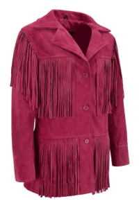 Chaqueta con Capucha para Mujer, Personalizada, 100% Cuero Nappa Fucsia Genuino, Diseño de Capucha, Cierre YKK, Marca Privada OEM/ODM, Ropa Urbana - Product Image 2