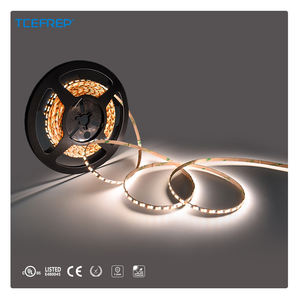 Tira de Luces LED Flexible SMD 2835 de 12V/24V CCT de Dos Colores, 240leds/m, Personalizable, de Alto Brillo para Decoración de Iluminación - Product Image 2