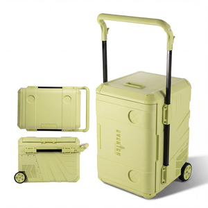 Frigorifero Portatile da Auto 35L con Trolley, Zona Singola, Protezione Bassa Tensione -20°C ℃   fino a 10 ℃   Frigorifero per Auto, Camper, Camion, Campeggio e Picnic - Product Image 1