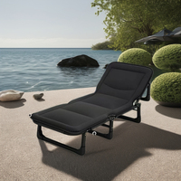 Portable pliable inclinable bureau pause déjeuner Camping chaise de bronzage siège unique lit pliant