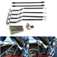 Universel Moto Selle sac Barres de Support Supports Supports Pour Kawasaki Yamaha Suzuki Harley