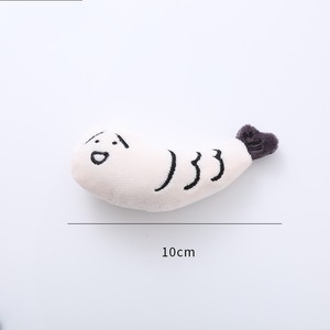 ของเล่นแมวแบบขายส่ง ตุ๊กตาปลาสีเขียว สีส้ม สีขาว น่ารัก ตลก บีบได้ มีแคทนิป ช่วยขัดฟัน รับทำโลโก้ตามสั่ง - Product Image 3