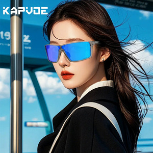 Gafas de sol deportivas polarizadas Kapvoe para mujer, para senderismo al aire libre, pesca, con protección UV 100%, diseño plegable - Product Image 2