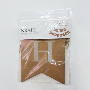 ראשון יום הולדת באנר תינוק מקלחת יום הולדת שמח באנטינג באנר מכתב זרים תלויים פסטל ורוד מחרוזת דגלי - Product Image 4